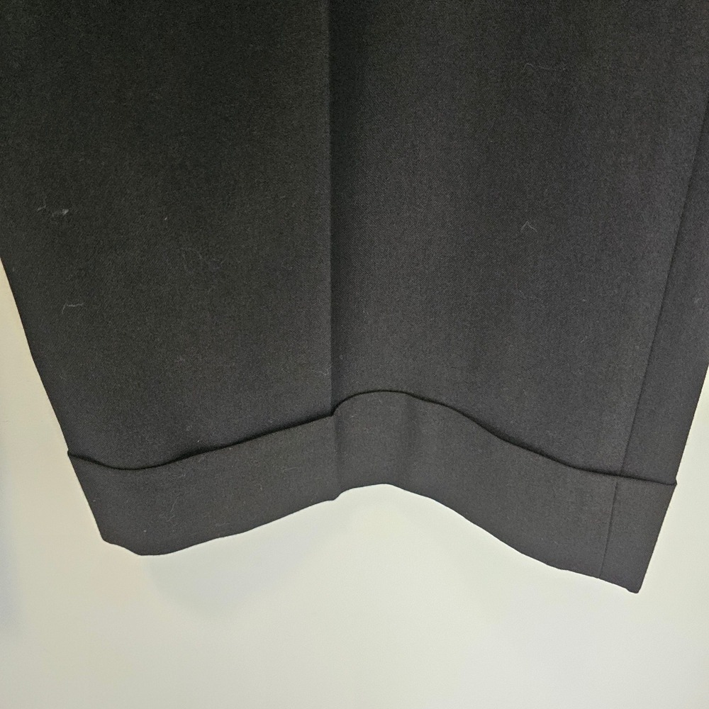 Ann Taylor Margo Wide Leg Pants Black Minimalist Quiet Luxury‎ Office Size 10 - Picture 10 of 12